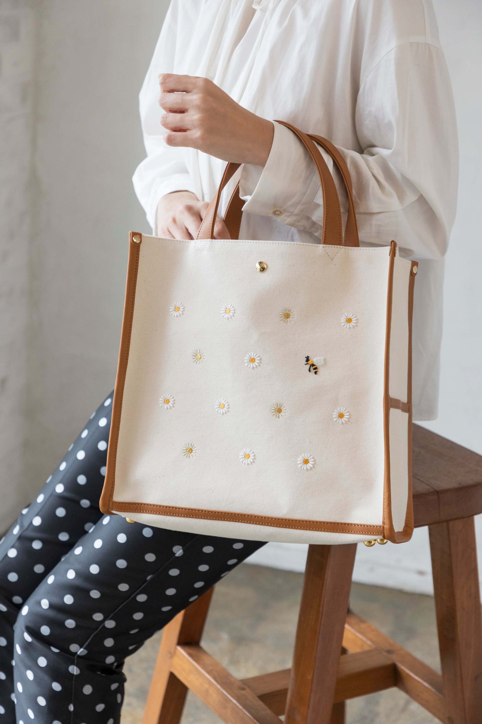 iream アイリアム　LADY シルバー　トートバッグ　マザーズバッグ　ハート LADY（スワン）- ALL Navy – iream(アイリアム)【公式】