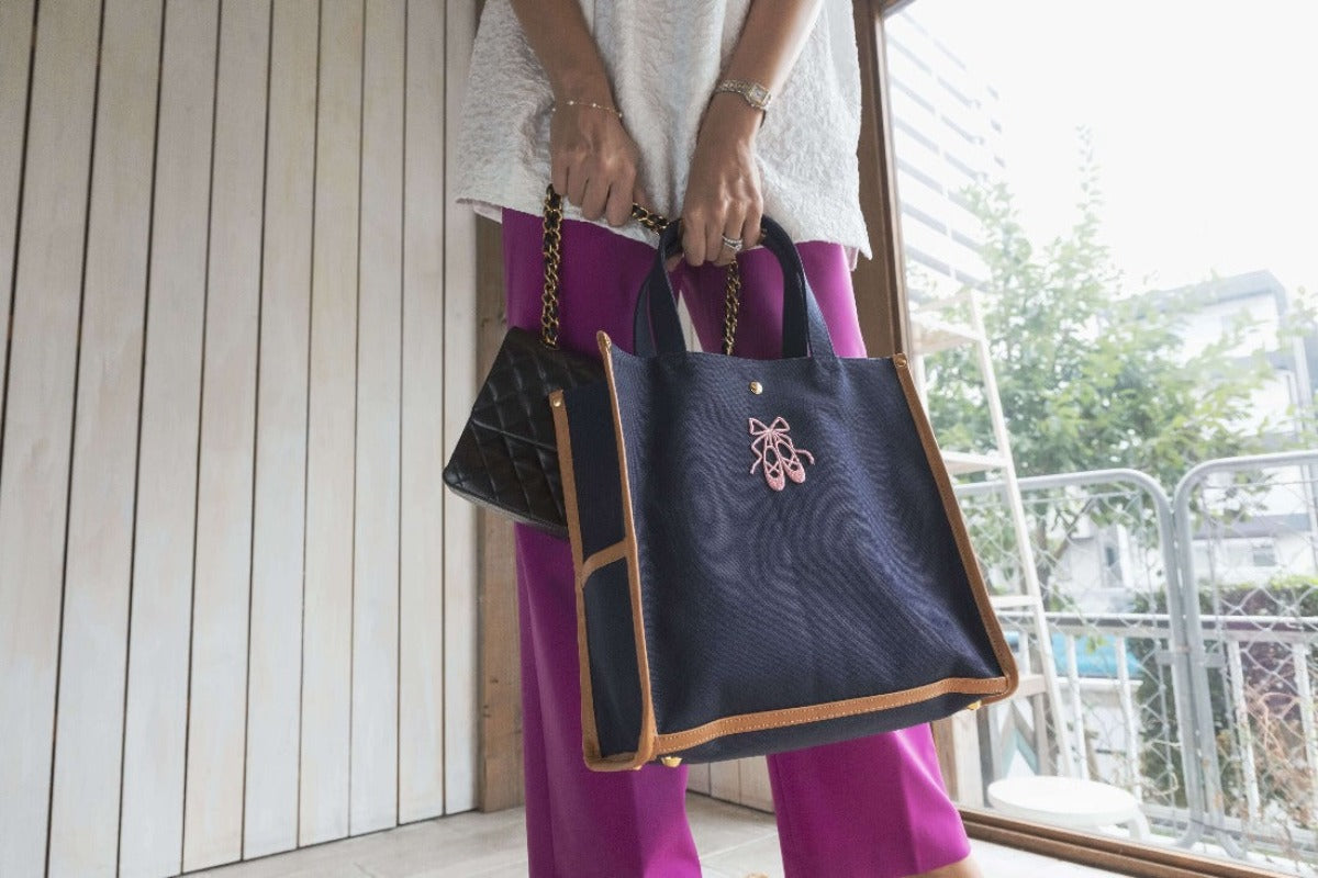 【新品未使用】ireamネイビー トートバッグ LADY（ネイビー♡） U5A6397_1600x.jpg?v=1672191634